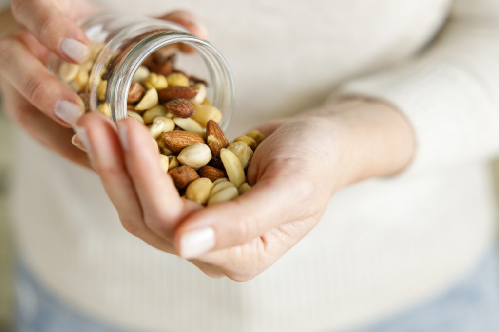 Frutos secos y salud oral.